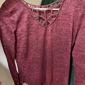 Long sleeve with Lacey back